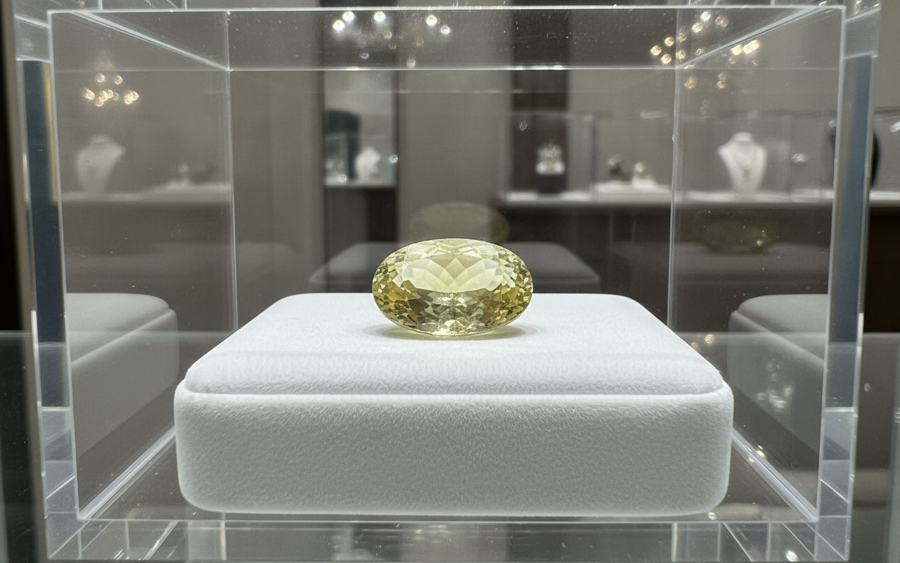 Quarzo Limone Naturale – Pietra di Collezione 39,07 ct